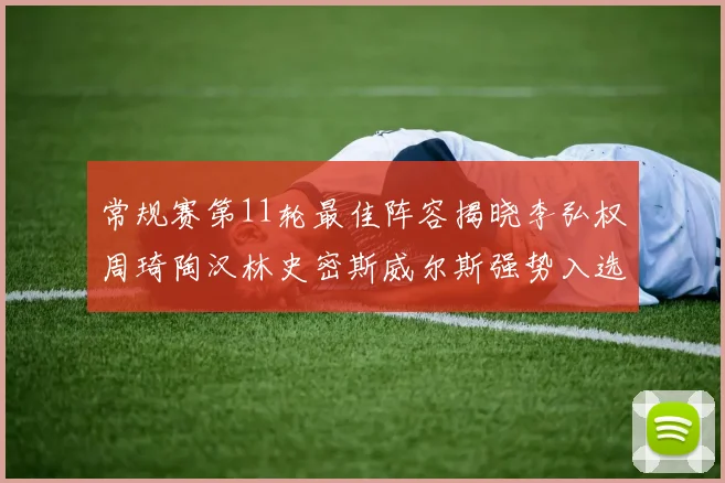 常规赛第11轮最佳阵容揭晓李弘权周琦陶汉林史密斯威尔斯强势入选
